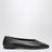Slip-on nappa ballet flats in black leather