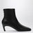 Nappa leather ankle boots in black