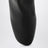 Nappa leather ankle boots in black