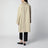 Trench oversize in cotone beige