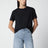 T-shirt Classic in jersey di cotone biologico nera