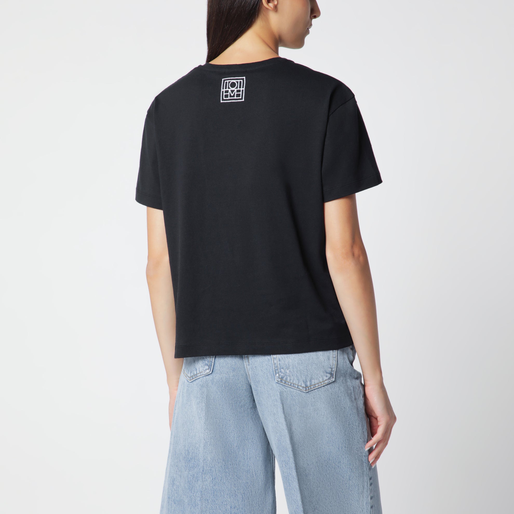 Classic T-Shirt in Black Organic Cotton Jersey