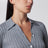 Camicia a coste slim in cashmere e seta grigio mélange