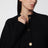 Black organic cotton cardigan