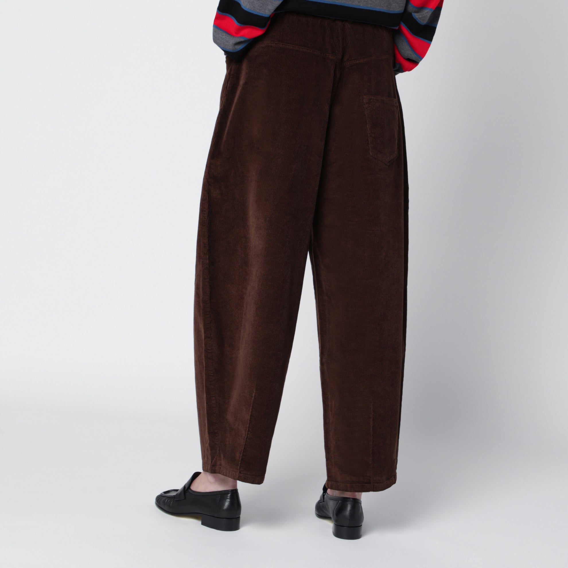Brown corduroy trousers