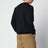 Maglia girocollo blu navy in lana