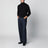 Schwarzer Rollkragenpullover aus Wolle