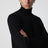 Schwarzer Rollkragenpullover aus Wolle