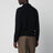 Polo nera in cashmere