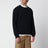 Maglione blu navy in misto lana