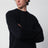 Maglione blu navy in misto lana