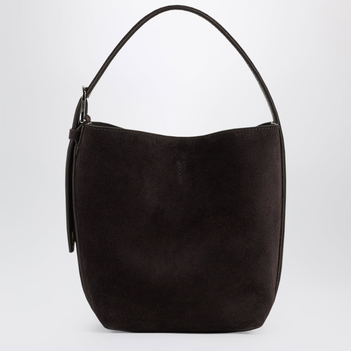 Small Espresso Suede Tote Bag