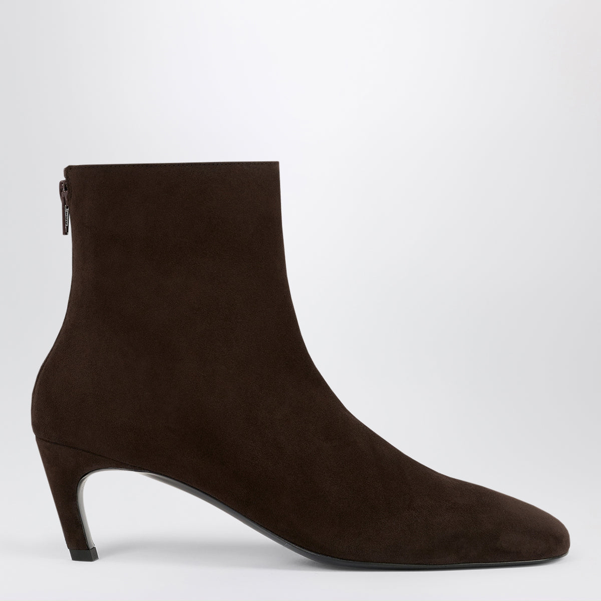 Braune Wildleder-Ankle-Boots