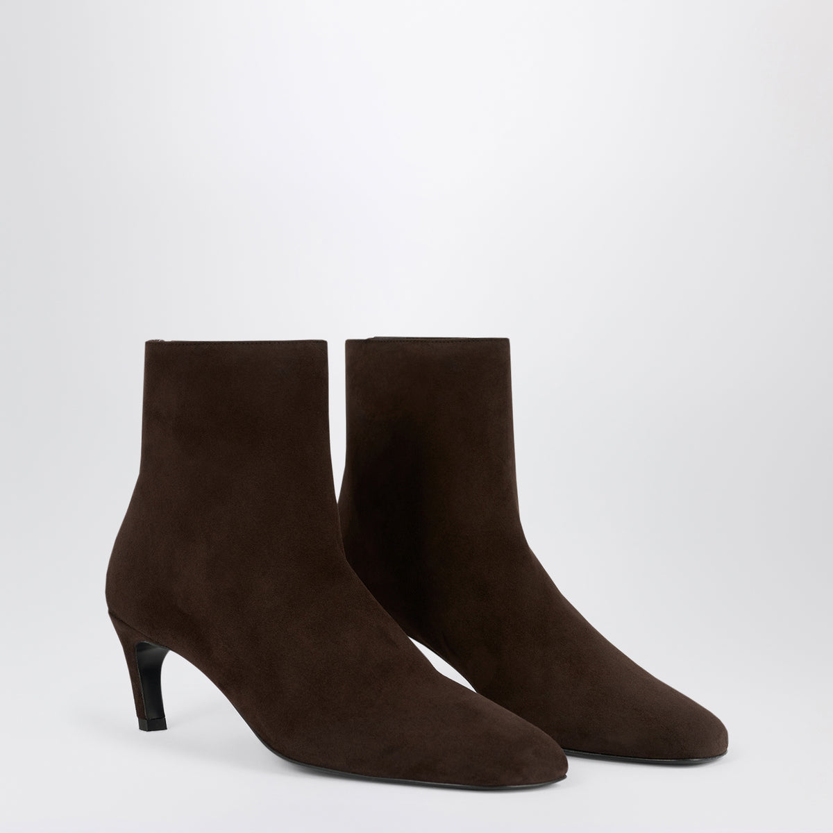 Braune Wildleder-Ankle-Boots