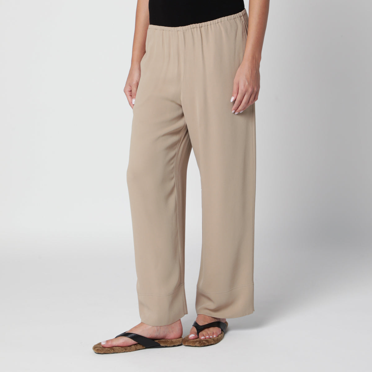 Pantaloni Garderob Rock in viscosa