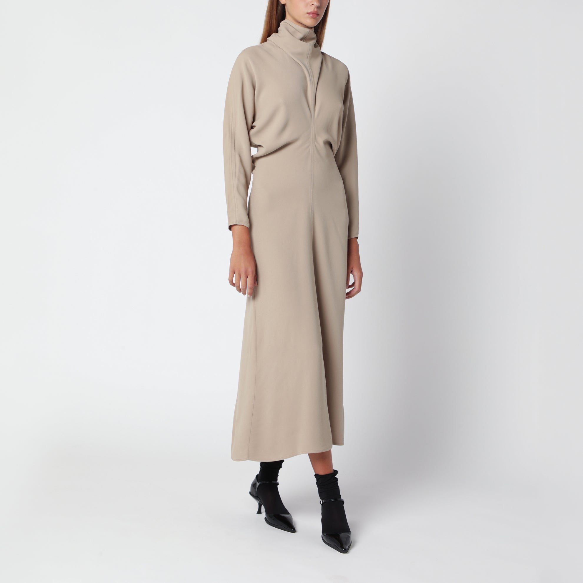 Fawn Slouch Waist long dress