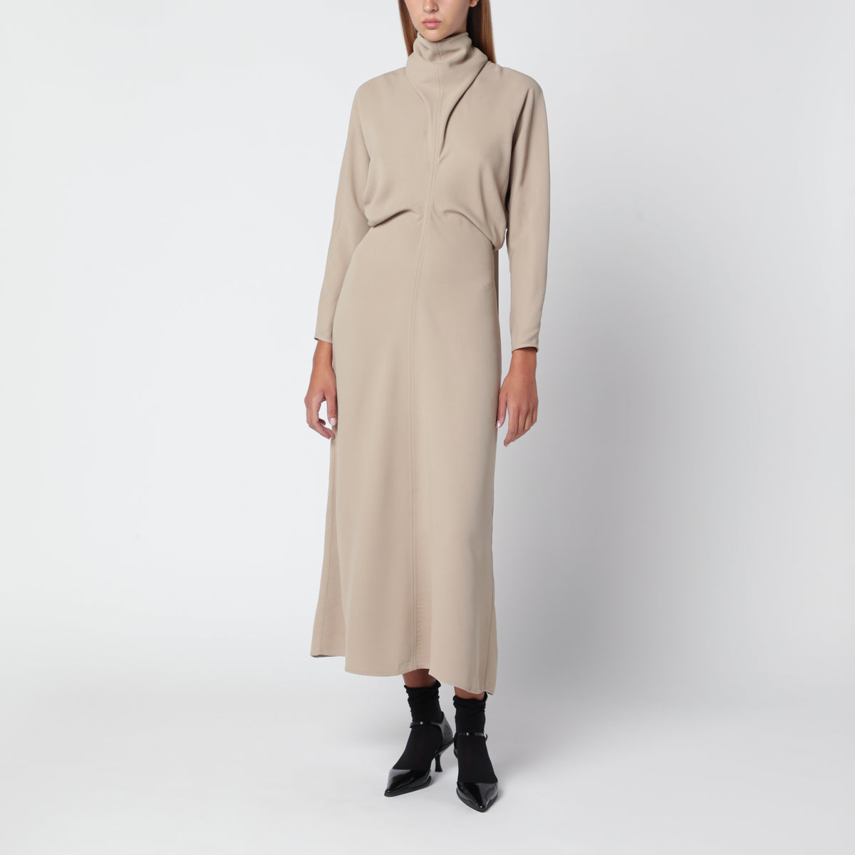 Fawn Slouch Waist long dress