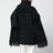 Veste noire/verte à motif Check avec écharpe