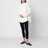 Ecrufarbene, asymmetrisch drapierte Bluse aus Viskose