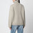 Sage green oversized lambswool turtleneck sweater