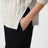 Ecru cable-knit wool turtleneck