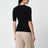 Black compact jersey top