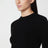 Black compact jersey top