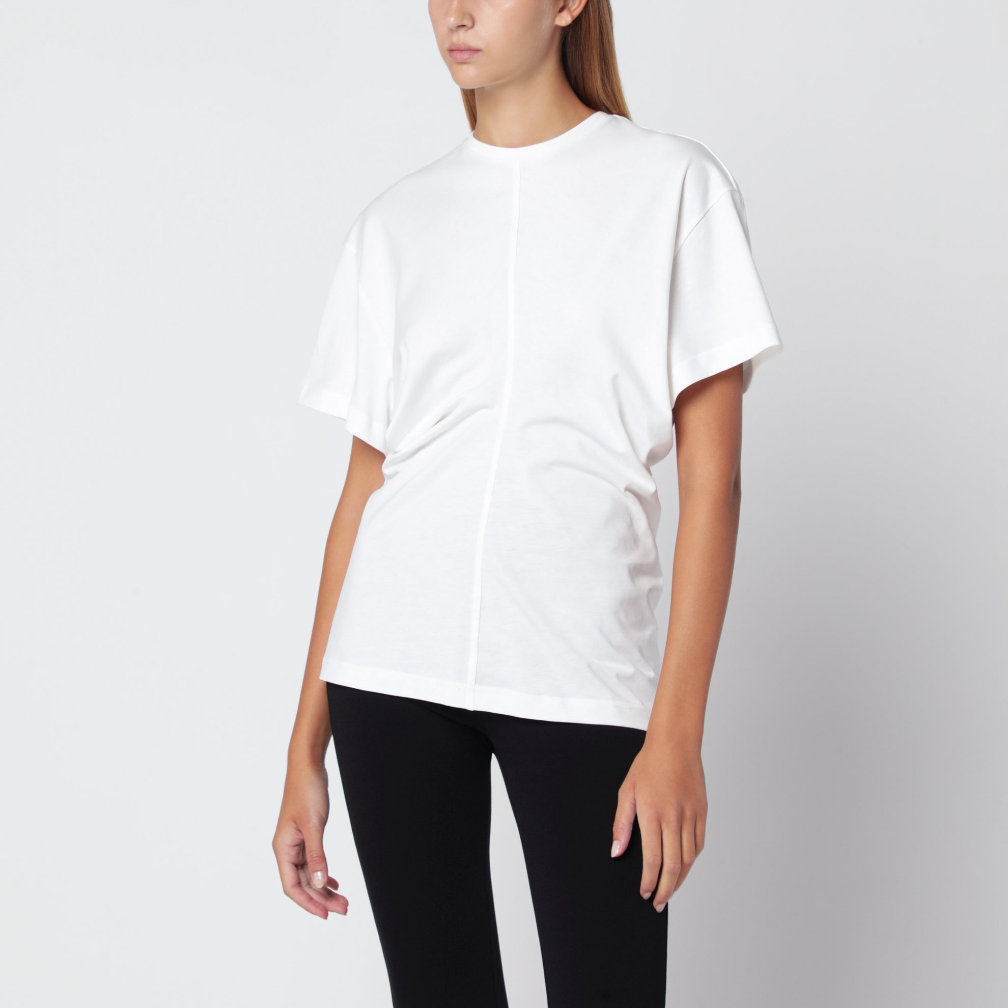 T-shirt bianca in cotone