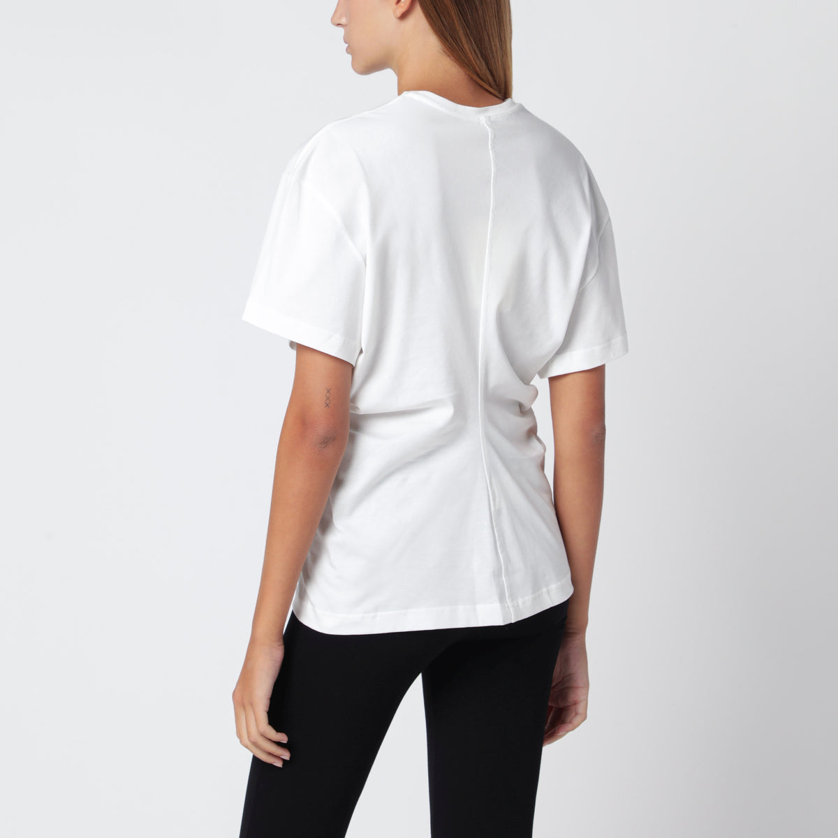 T-shirt bianca in cotone