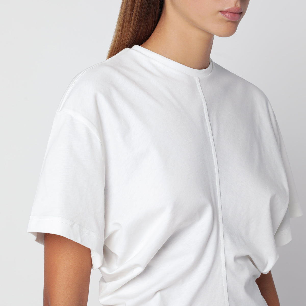 T-shirt bianca in cotone