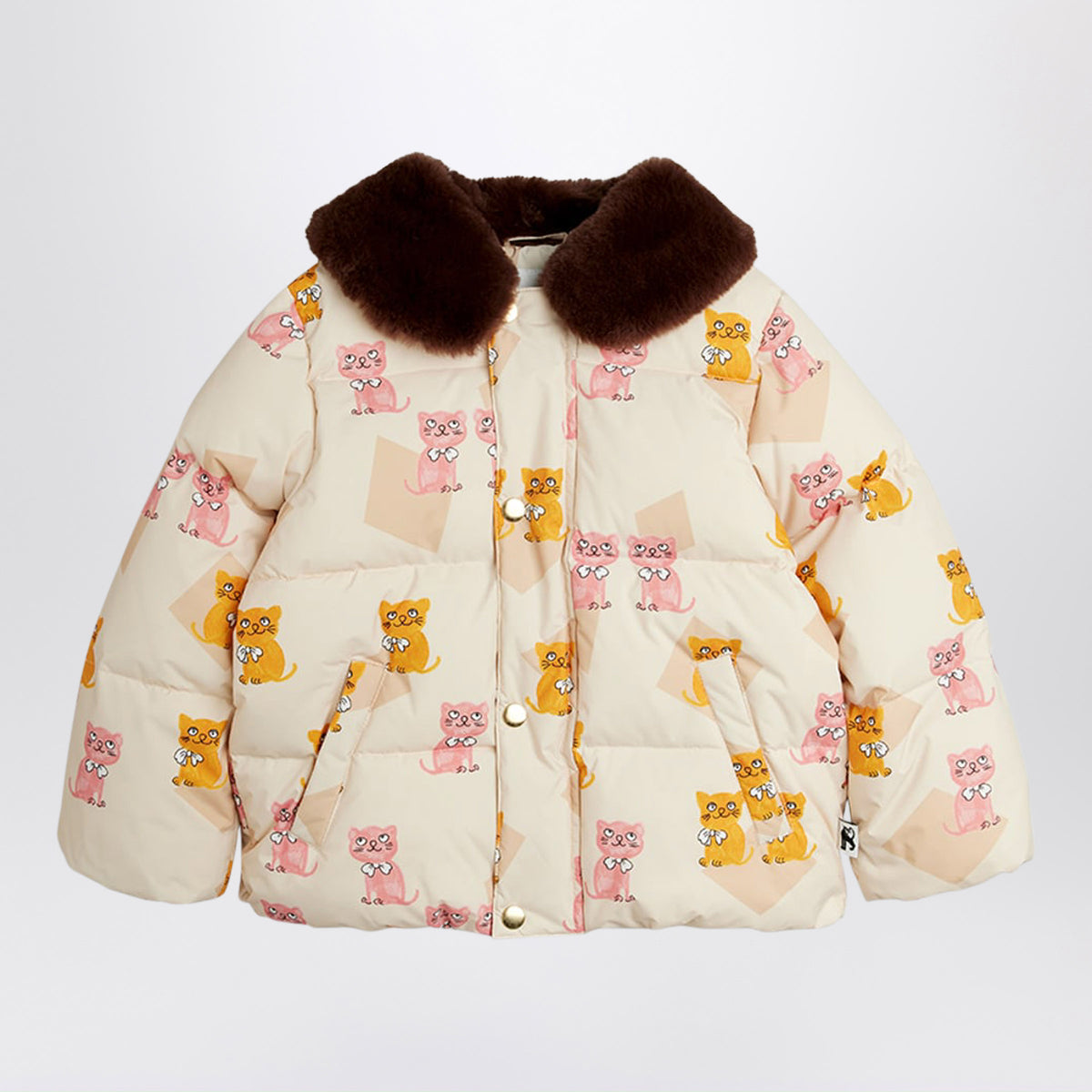 Veste matelassée Violas avec imprimé de violettes