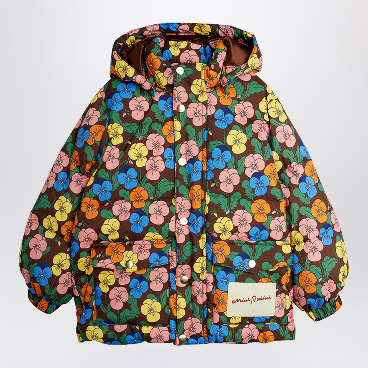 Veste matelassée Violas avec imprimé de violettes