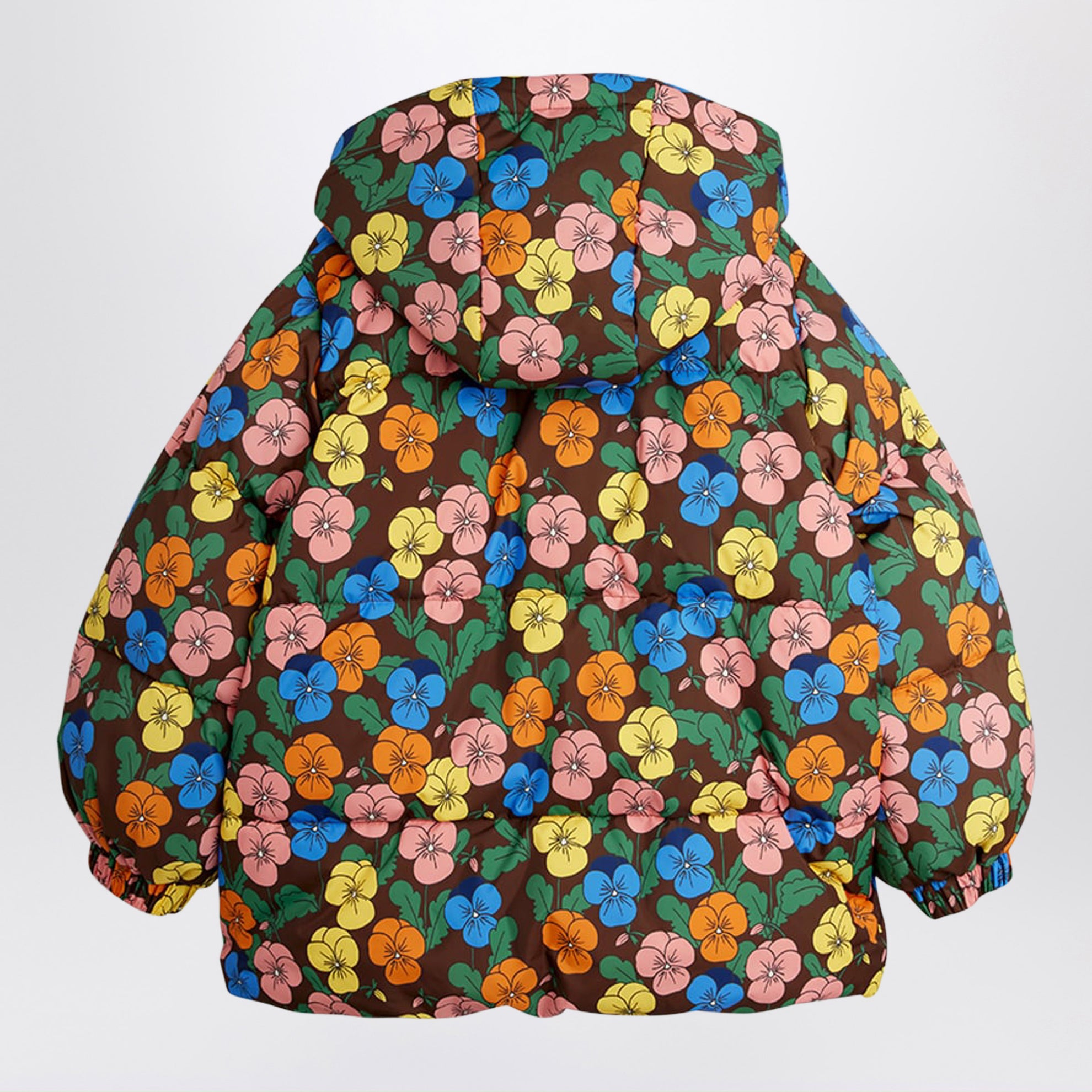 Veste matelassée Violas avec imprimé de violettes