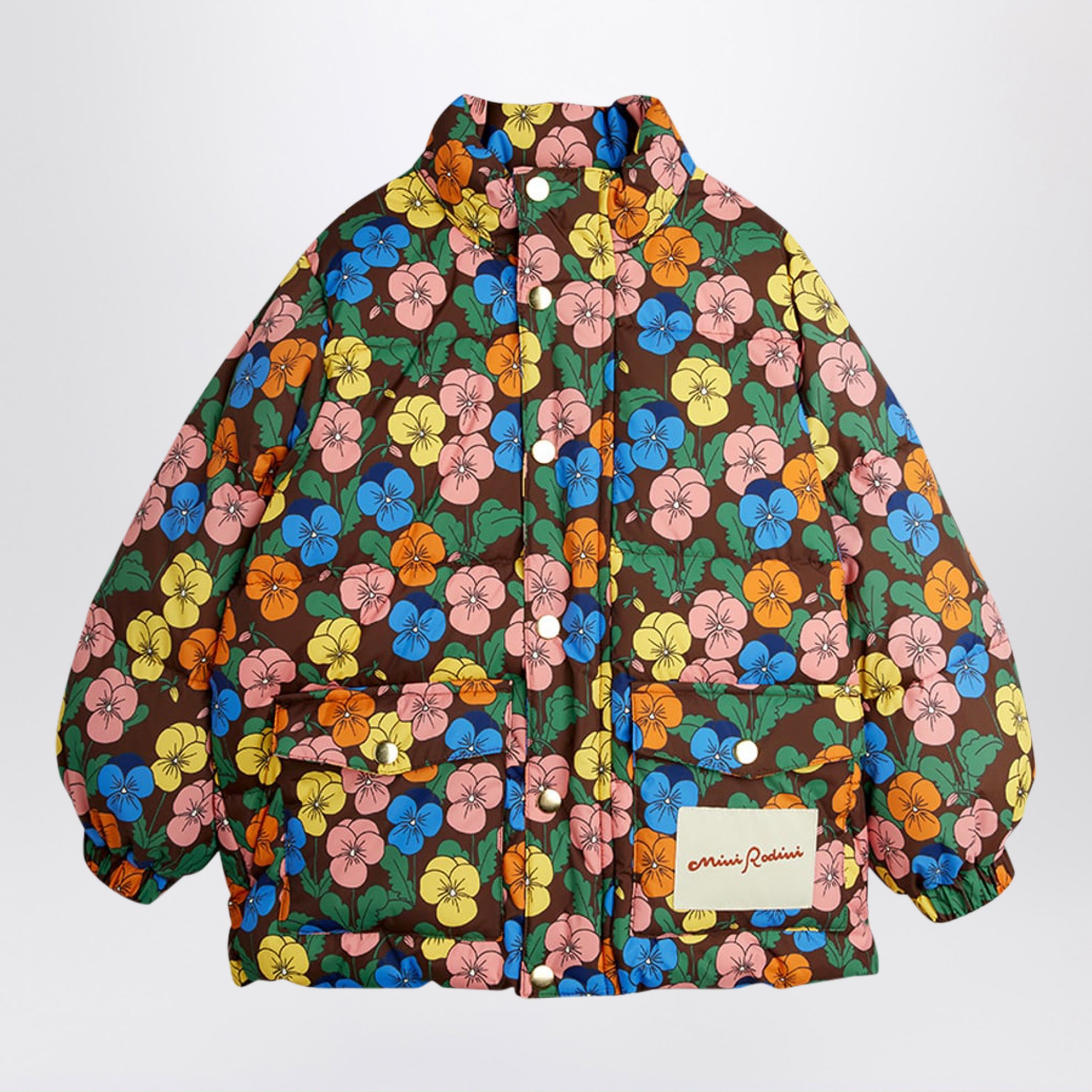 Veste matelassée Violas avec imprimé de violettes