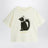 Weißes T-Shirt aus Baumwolle mit Stinktier-Print