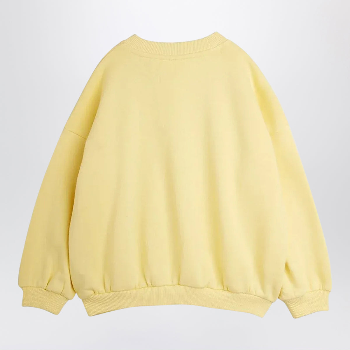 Completo felpa Velvet Worm giallo in cotone biologico