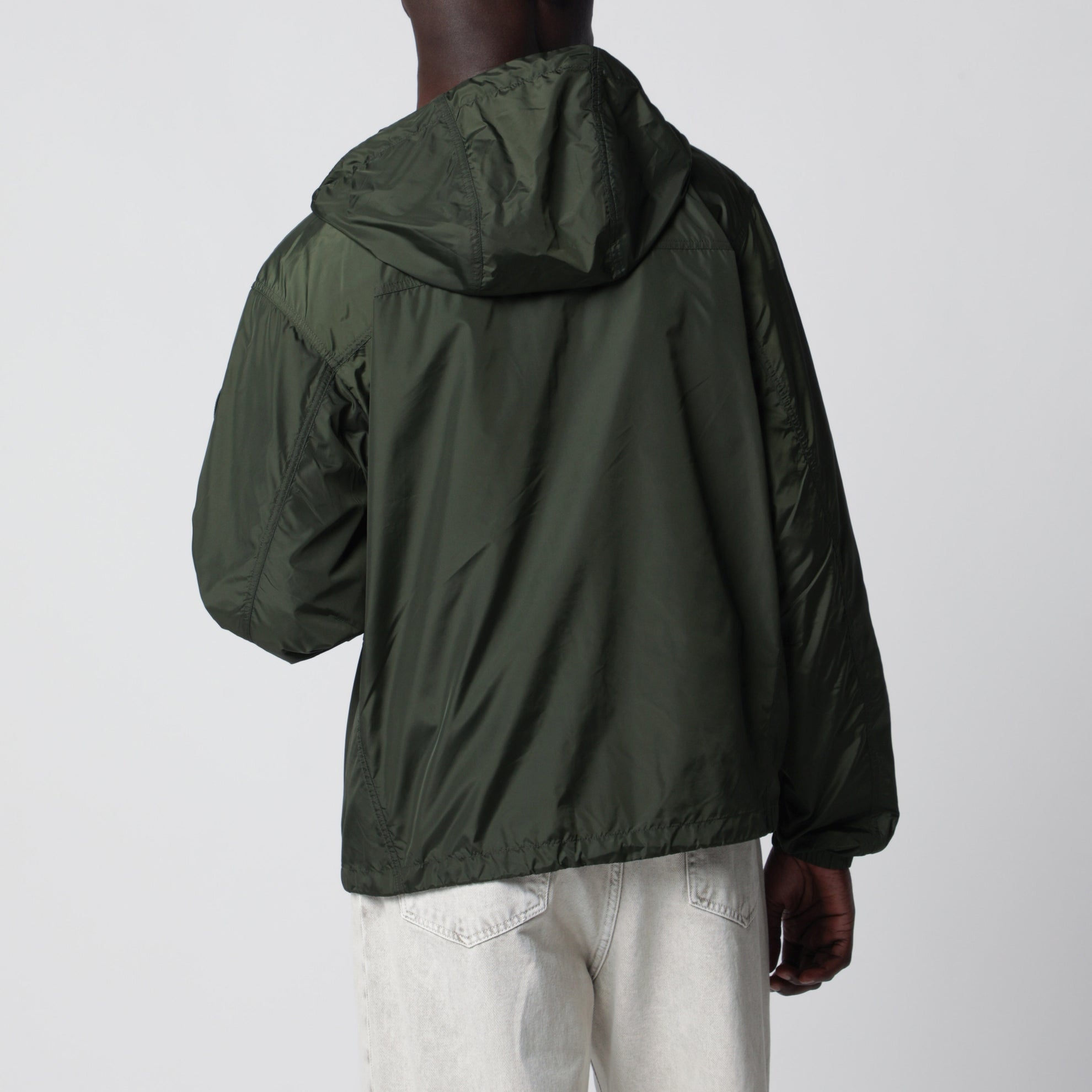Drift khaki green hooded jacket