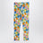 Mehrfarbige Leggings mit Blumenmuster