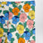 Mehrfarbige Leggings mit Blumenmuster