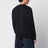 Basic Braw black cotton-blend sweater