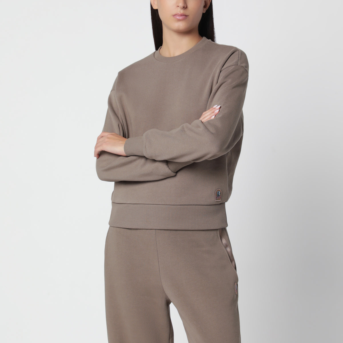 Sweat-shirt col rond Slate Mud en coton