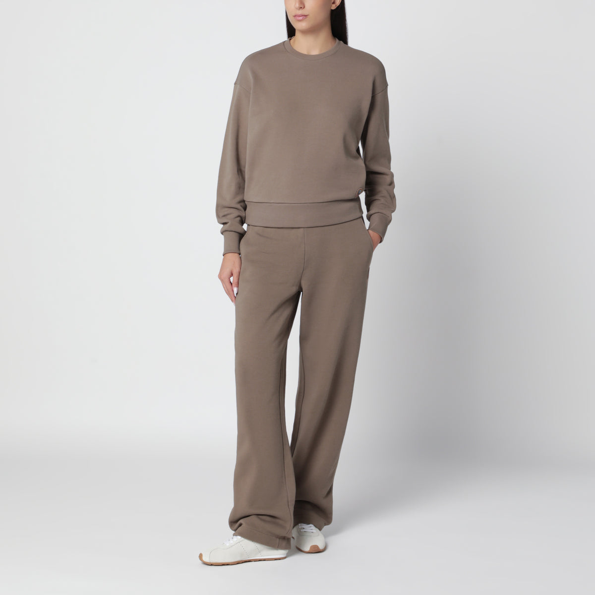 Sweat-shirt col rond Slate Mud en coton