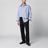 Pantalon noir en coton et lin