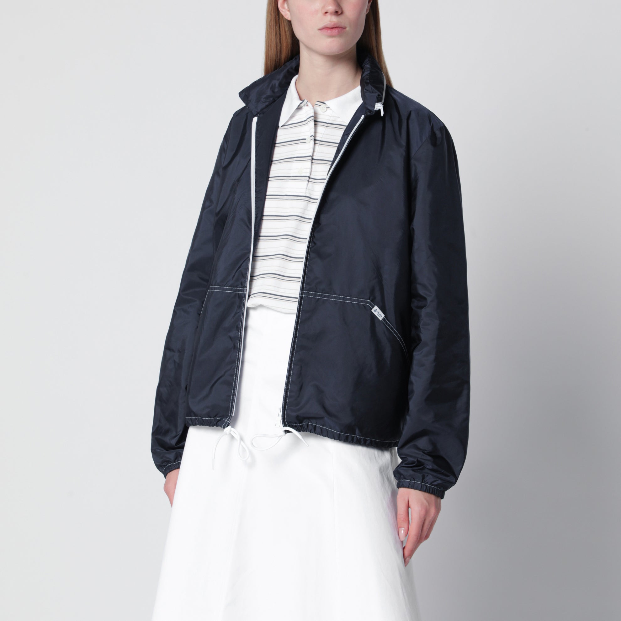 Blue Re-Nylon lightweight jacket