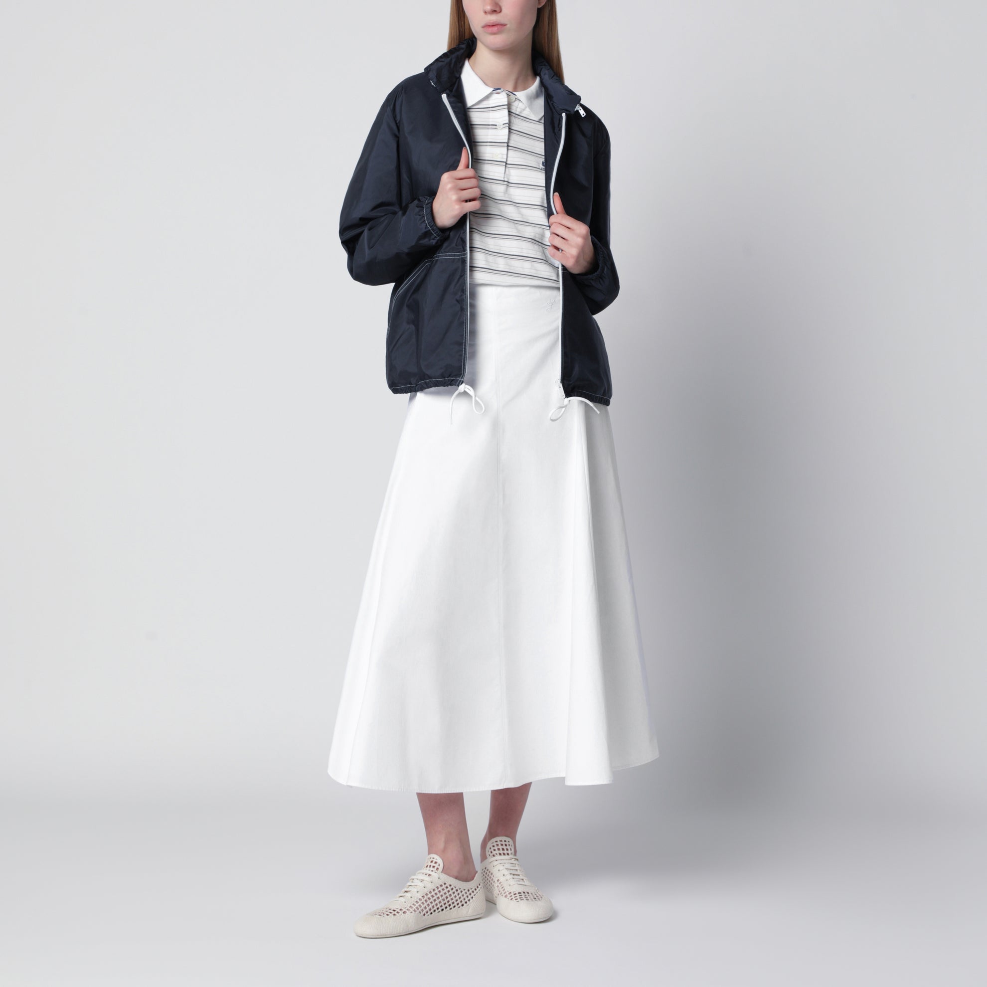 Blue Re-Nylon lightweight jacket