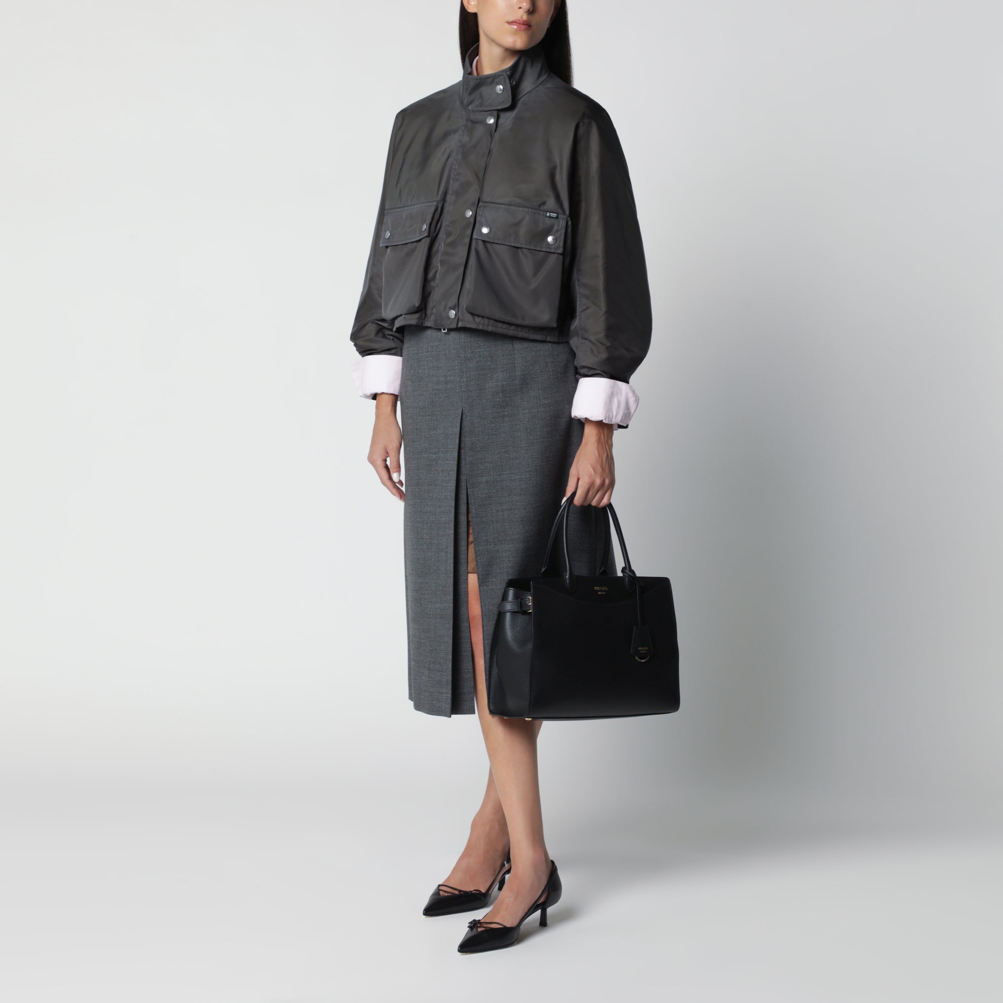 Lead Re-Nylon washed jacket