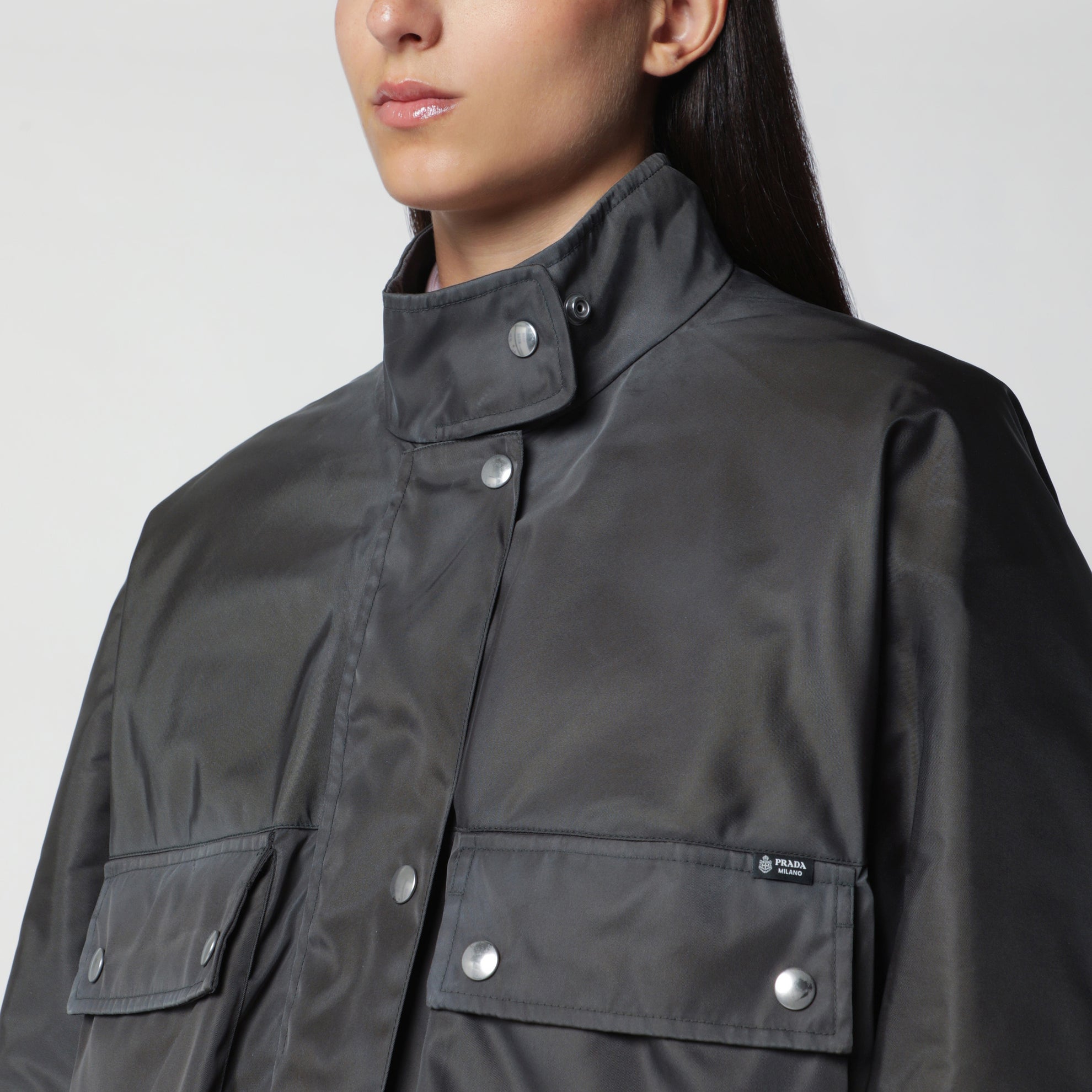 Lead Re-Nylon washed jacket