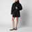 Black cropped Re-Nylon down jacket
