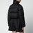Black cropped Re-Nylon down jacket