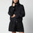 Giacca con zip nera in Re-Nylon